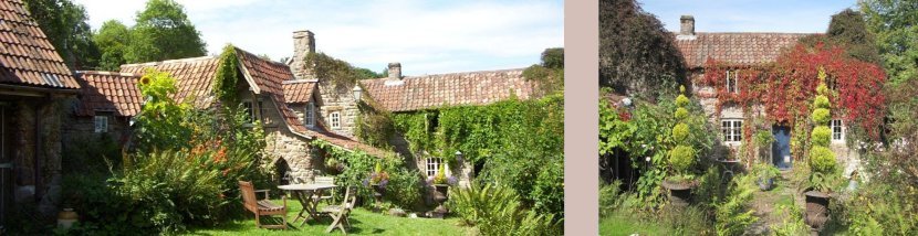 Two views of the house.